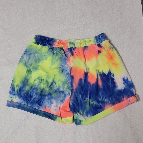 Tie Dye Beach Shorts Womens Sizes S/M and L/XL - Picture 3 of 4